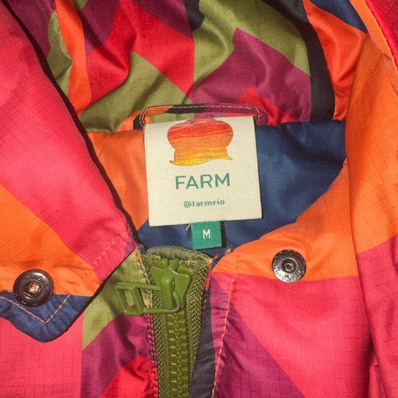 FARM Rio Colorful Patchwork Puffer Jacket - Picture 5 of 7